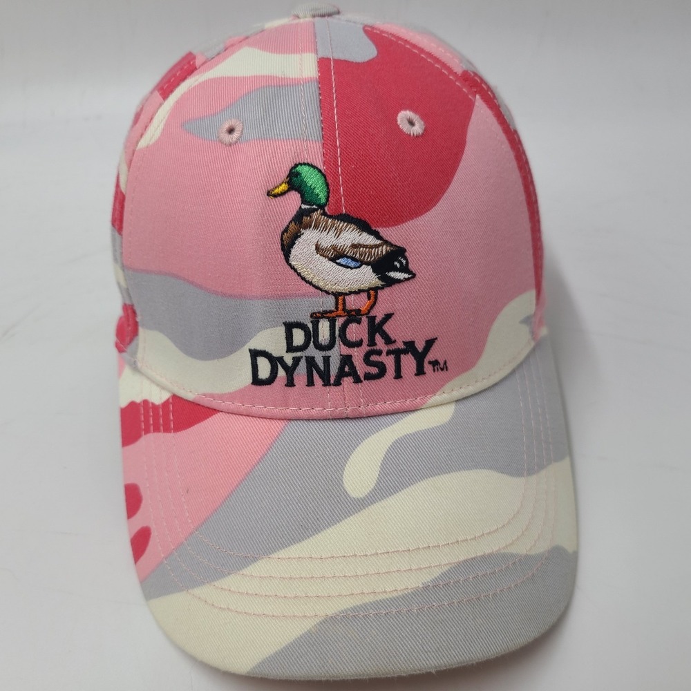 Women Duck Dynasty Hat Adjustable Camo Pink White Gray Hunt Fish Farm Outdoors